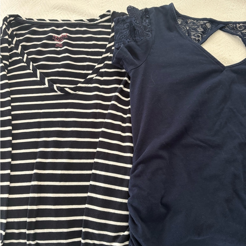 2 Maternity shirts